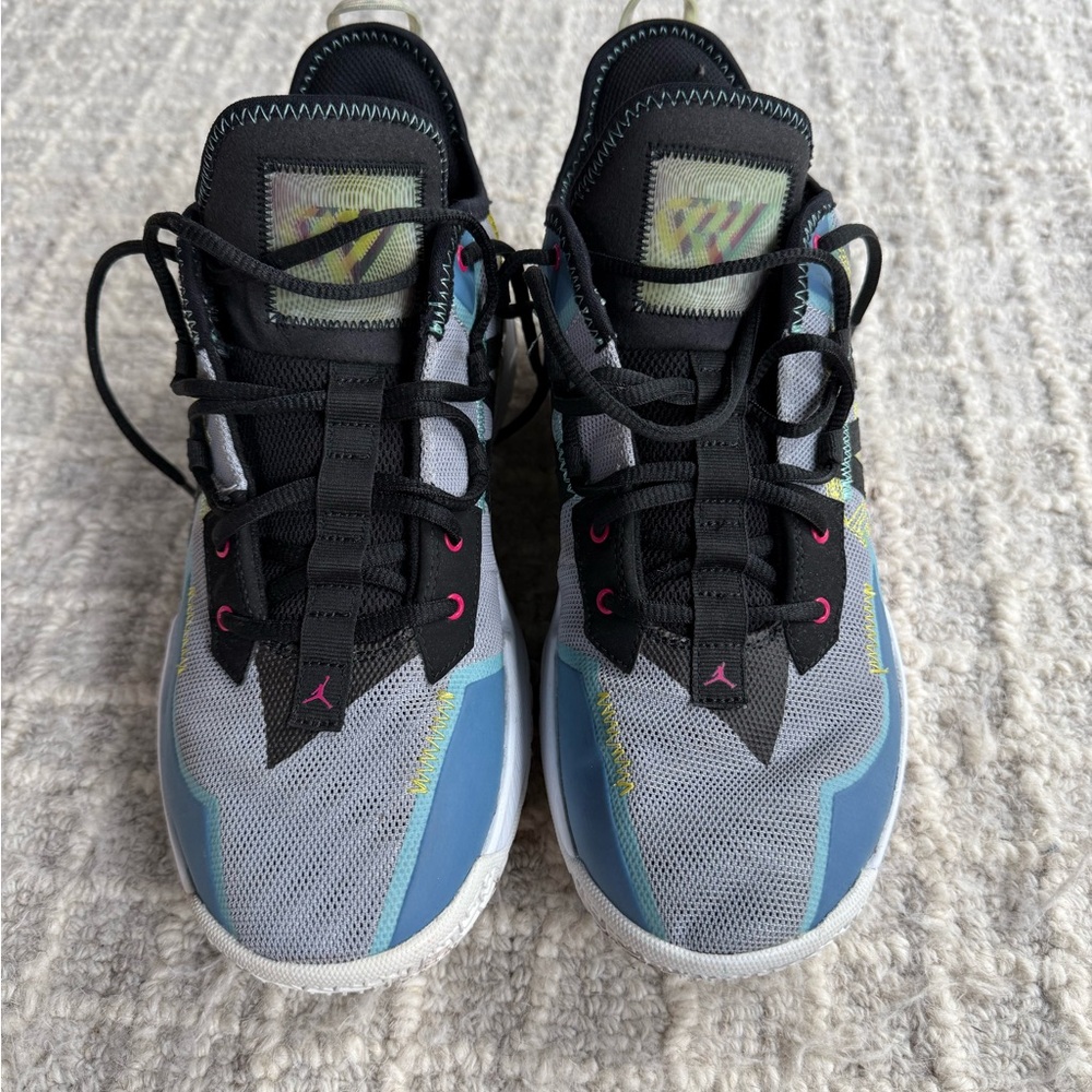 Jordan One Take II in Gray and Pink